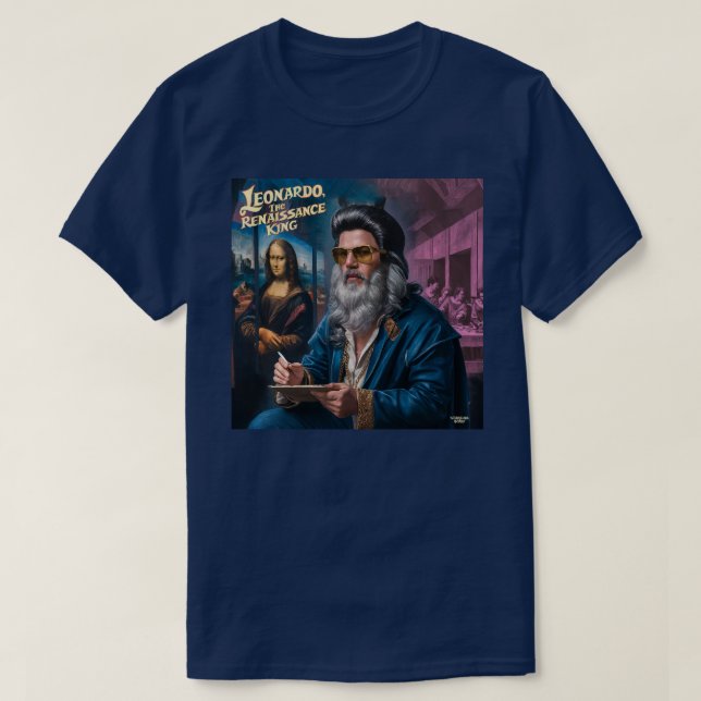Camiseta Leonardo, el rey del Renacimiento (Diseño del anverso)