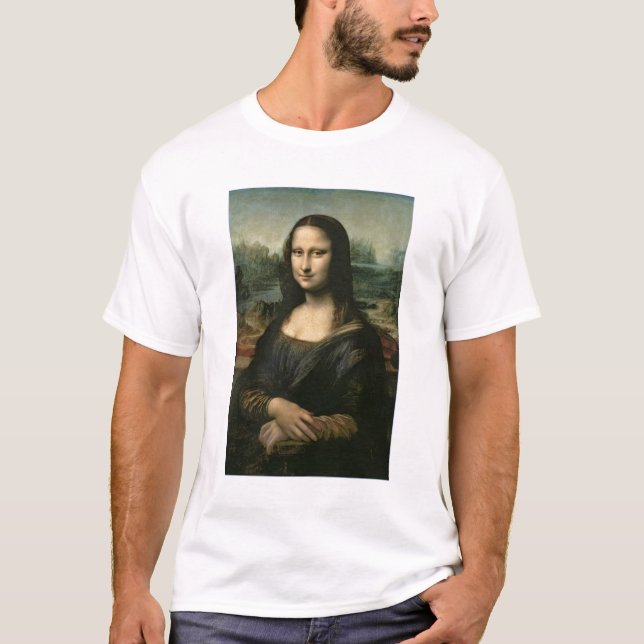 Camiseta Leonardo Vinci | Mona Lisa, c.1503-6 (Anverso)