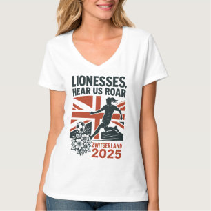 Camiseta Leonas, Escúchanos Rugir – Fútbol Femenino Inglés