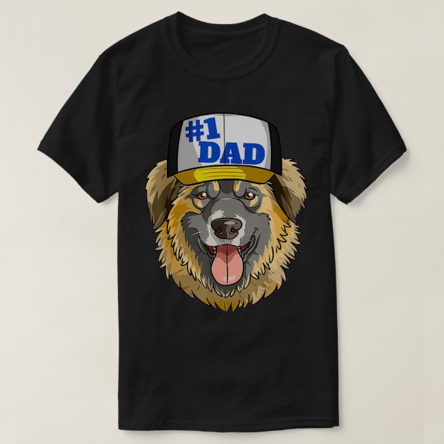 Camiseta Leonberger #1 Día del Padre de Perro (Diseño del anverso)