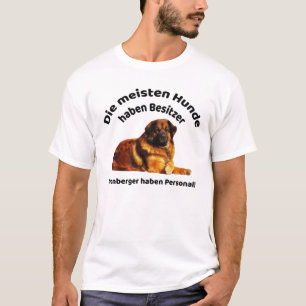 Camiseta Leonberger Con Su Propio Personal