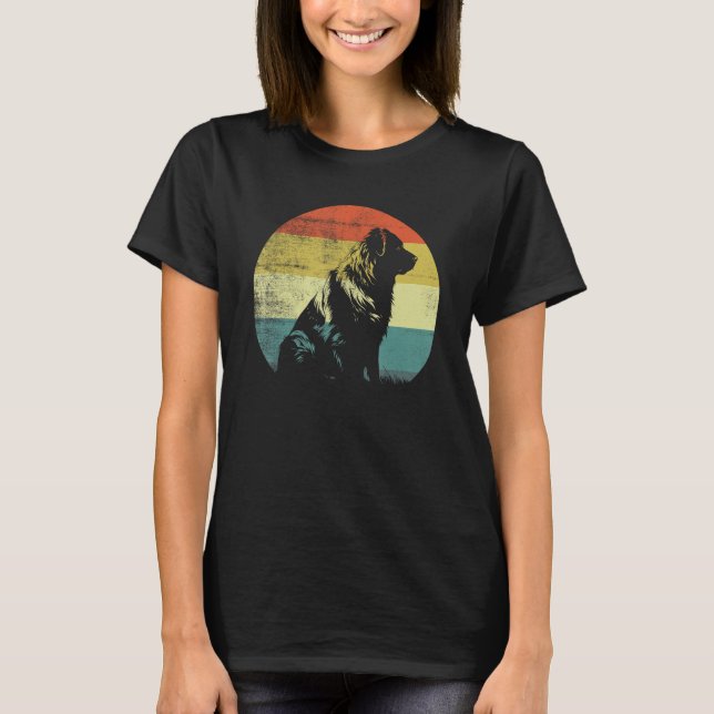 Camiseta Leonberger Dog Retro Design (Anverso)