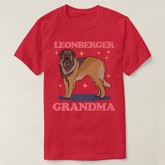 Camiseta Leonberger Grandma Dog Dueño de Leonberger  (Diseño del anverso)