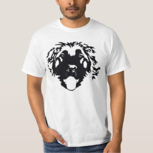 Camiseta Leonberger negro estaba aquí