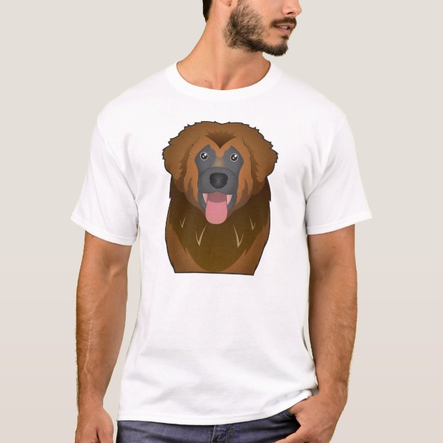 Camiseta Leonberger Personalizado (Anverso)
