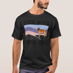Camiseta Leonberger Senderismo más preocupante