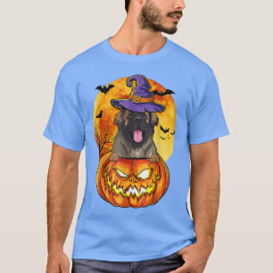 Camiseta Leonberger Witch Pumpkin Halloween Perro Lover Fun