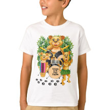 Leones africanos del safari que tocan los