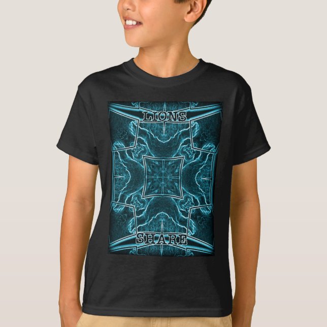 Camiseta Leones comparten arte Imprimir (Anverso)
