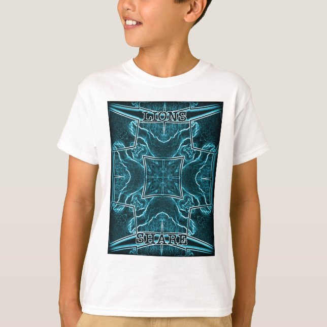 Camiseta Leones comparten arte Imprimir (Anverso)