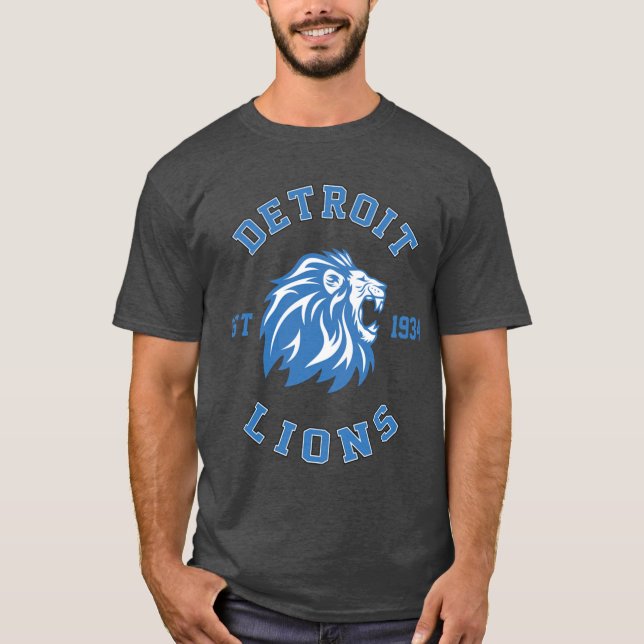 Camiseta Leones de arte (Anverso)
