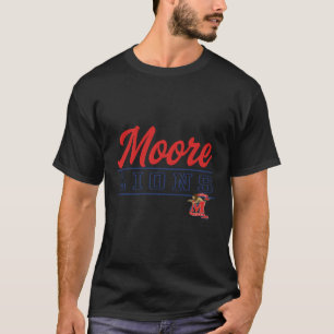 Camiseta Leones de la escuela secundaria de Moore C4