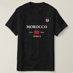 Camiseta Leones de Marruecos África Dima Fan Nacional de Fú