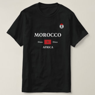 Camiseta Leones de Marruecos África Dima Fan Nacional de Fú