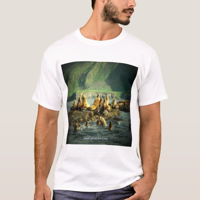 Camiseta Leones del Mar de la Isla Amak (Anverso)