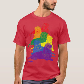 Camiseta Leones del orgullo gay LGBT 2
