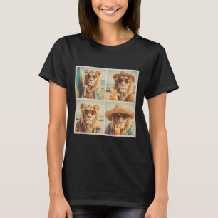 Camiseta Leones Geniales Con Gafas De Sol Animales Lindos V