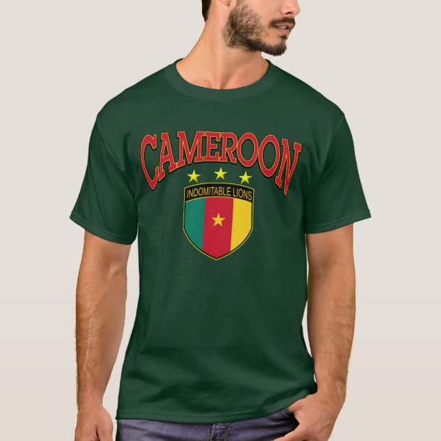 Camiseta Leones indomables del Camerún (Anverso)