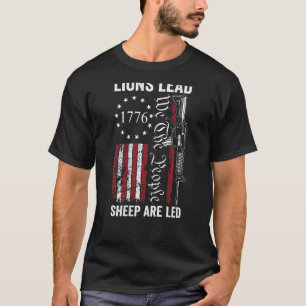 Camiseta Leones Lideran Ovejas Son Lideradas EE. UU. Pro A