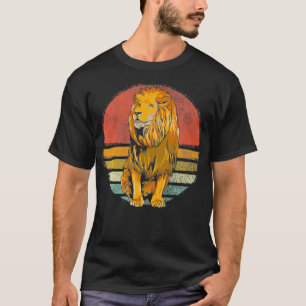Camiseta Leones Retro Animal Vintage