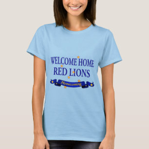 Camiseta Leones rojos caseros agradables