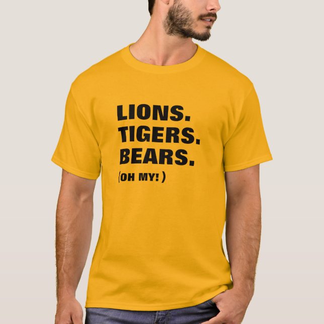 Camiseta Leones. Tigres. Osos (Anverso)