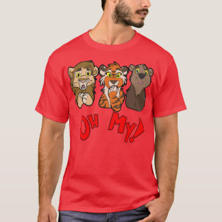 Camiseta Leones y tigres y osos