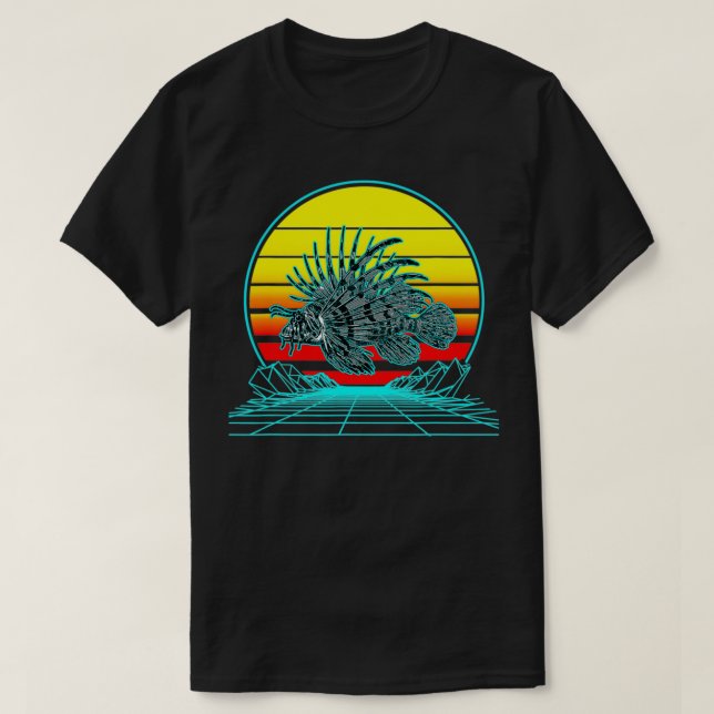 Camiseta Leonfish retro vintage  (Diseño del anverso)