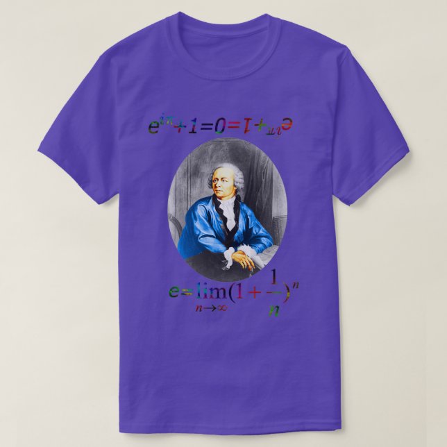 Camiseta Leonhard Euler  (Diseño del anverso)