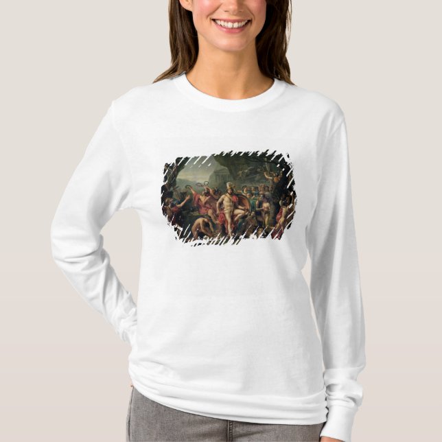 Camiseta Leonidas en Thermopylae, 480 A.C., 1814 (Anverso)