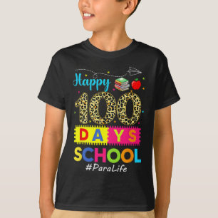 Camiseta Leopard 100 días de escuela para la vida 100 días 
