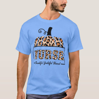 Camiseta Leopard Agradecido y agradecido Hallowee de calaba