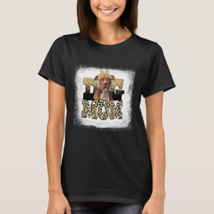 Camiseta Leopard American Staffordshire Terrier Mom