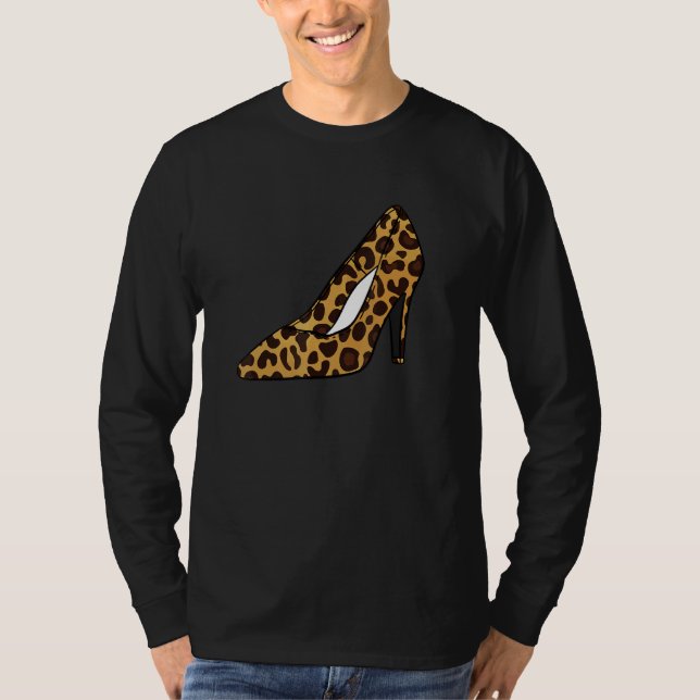 Camiseta Leopard Animal Print High Heels Women Stiletto (Anverso)