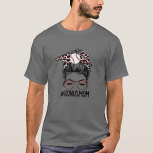 Camiseta Leopard Ball Bonus Mamá Vida Desordenado Juego de