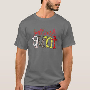 Camiseta Leopard Ballpark Tía Orgullosa Tía de Béisbol