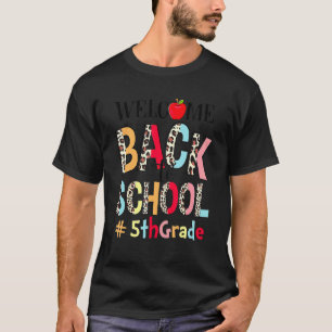 Camiseta Leopard Bienvenidos De Nuevo A La Escuela De Quint