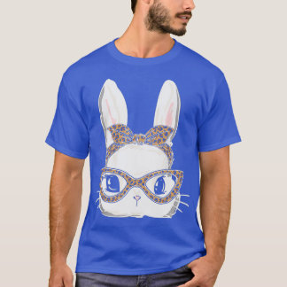 Camiseta Leopard Bunny Face Easter Day 2