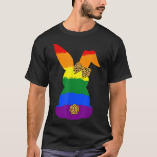 Camiseta Leopard Bunny Rabbit Palm Domingo Orgullo Gay Pasc