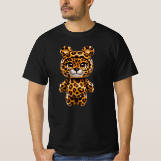 Camiseta Leopard Cute Kawaii Toy Animal Design