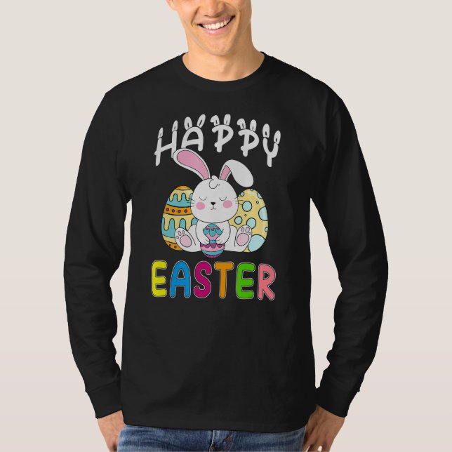 Camiseta Leopard Easter Bunny Rabbit Trio Cute Easter Day 5 (Anverso)