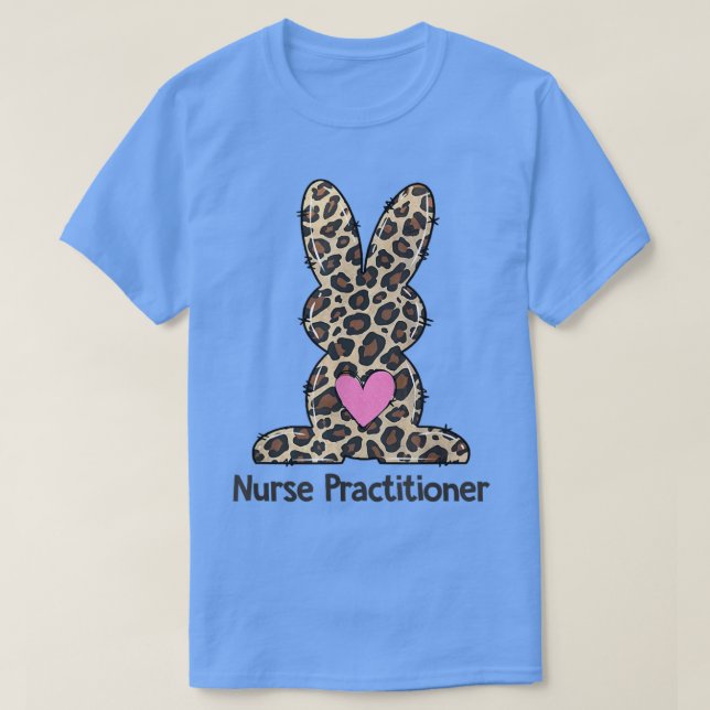 Camiseta Leopard Enfermera practicante Semana Santa Bunny F (Diseño del anverso)