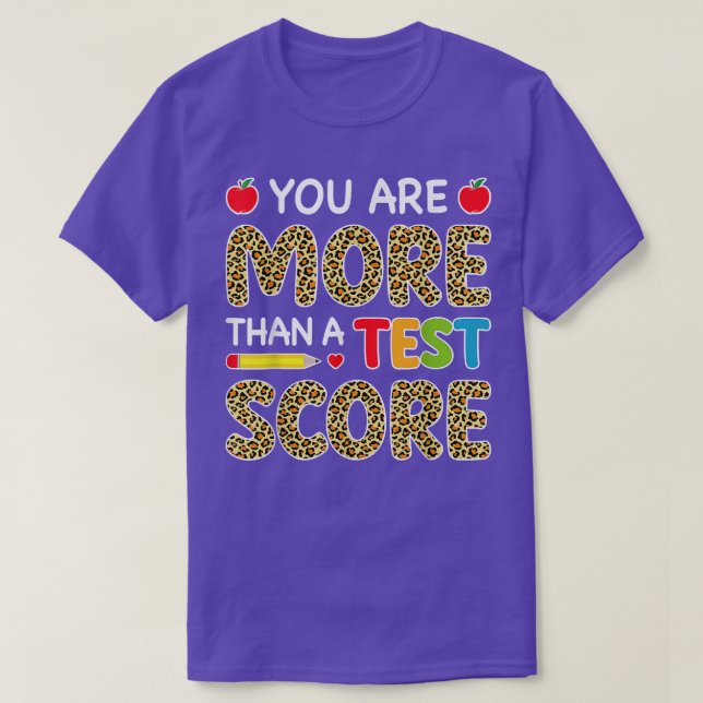 Camiseta Leopard, eres más que un profesor de prueba (Diseño del anverso)