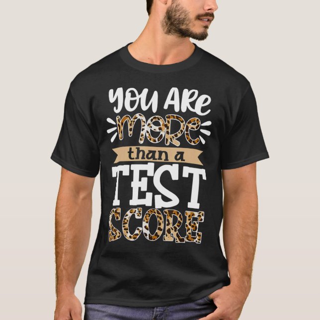 Camiseta Leopard, eres más que un profesor de prueba (Anverso)