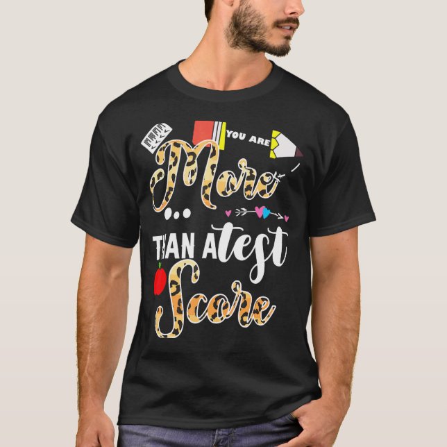 Camiseta Leopard, eres más que un profesor de prueba (Anverso)