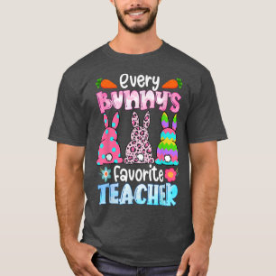 Camiseta Leopard Every Bunnys Es El Conejo De Maestros Favo
