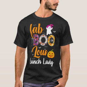 Camiseta Leopard Fab Boo Lous Lunch Profesor de Equipo Hall