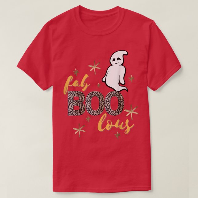 Camiseta Leopard FabBooLous, Halloween Trick or Treat,Pumpk (Diseño del anverso)
