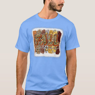 Camiseta Leopard Fall Vibes Happy Fall Yall Otoño Thanksgi