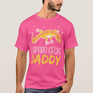 Camiseta Leopard Gecko Daddy Lizards Reptile Lizard Leopard